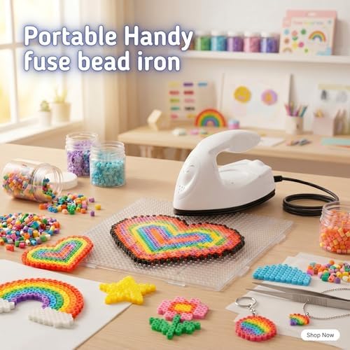 Honoson Mini Craft Iron with Charging Base Tiny,White - Image 4