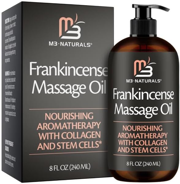 Frankincense Essential Massage Oil, Collagen & Stem Cells, 8 fl oz by M3 - Image 2