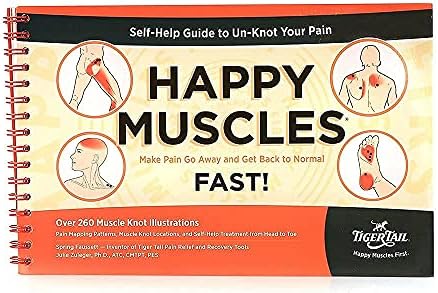 Tiger Tail Bundle: 22in Portable Massage Stick Portable Roller + Happy Muscles Book - Image 3