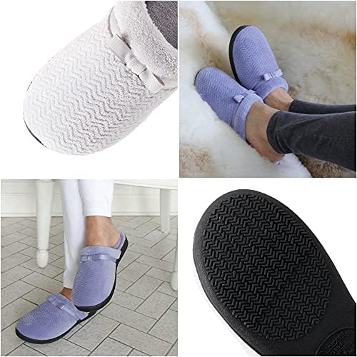 isotoner Women's Chevron Slip on Clog Slippers with Moisture Wicking for Indoor/Outdoor Comfort and Arch Support - Image 2