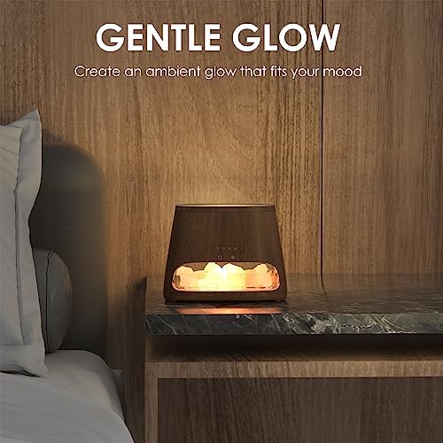 SALKING 2-in-1 Himalayan Salt Lamp Diffuser for Home, Aromatherapy Diffuser - Image 6