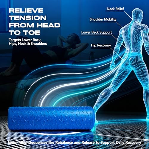 MELT Method 18 Inch Travel Soft Foam Roller- Half the Length of The MELT Full Body Roller - Image 5