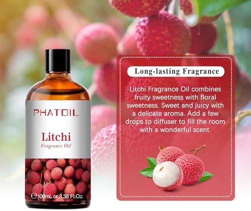 PHATOIL Litchi Fragrance Oil for Diffuser Aromatherapy 3.38FL.OZ - Image 5