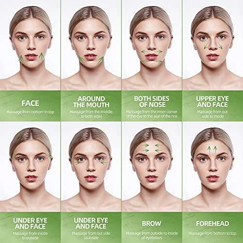 AECW 3-in-1 Natural Jade Roller and Gua Sha Set for Face and Eye Ice Roller Facial Cooling Massage Roller - Image 5