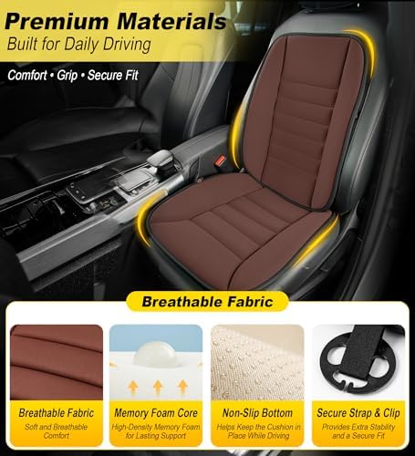 kingphenix 5-Piece Car Seat Cushion Set with Back Support - Image 6