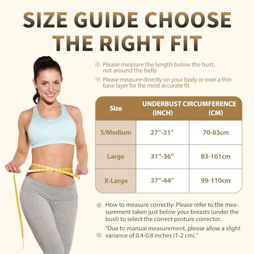 WNIEYO Posture Corrector for Women and Men Back Brace for Women Back Straightener for Effective Lower Back Pain Relief, Scoliosis, and Better Posture Support(black L) - Image 7