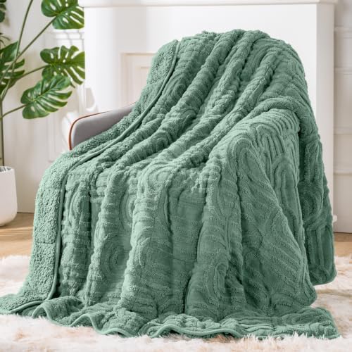 Sherpa Fleece Weighted Blanket for Adults, Dual Sided Soft, 48"x72" 15lbs by EazfyPro