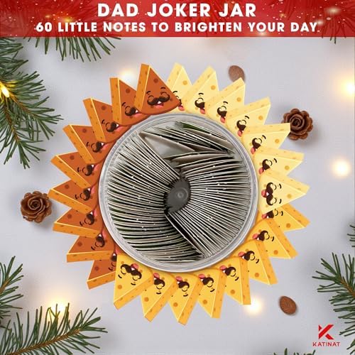 60 Dad Jokes Cards Jar, Funny Fathers Day Gift for Dad from Daughter Son Wife, White Elephant Gifts for Adults, Unique Father's Day Gag Gift for Dad, Grandpa, Father In Law, Stepdad, Husband, Men - Image 6