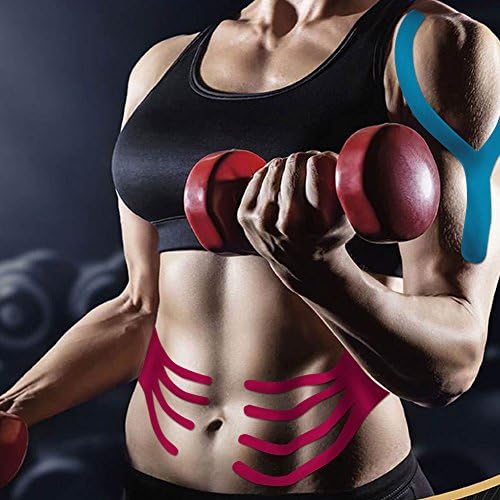 SOON GO Kinesiology Tape Pro 5 Rolls, 2 Inch High Elasticity Sports Tape Therapeutic Pain Relief–Physio Tape for Muscle Recovery & Joint Support, Waterproof & Hypoallergenic & Breathable–Pink - Image 6