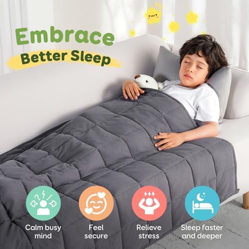 Sivio Cotton Weighted Blanket for Sleeping, 41"x60" 7 lbs - Image 4