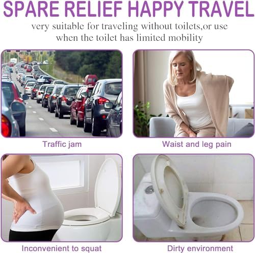 Female Urination Device, Reusable Female Urinal Silicone Women Pee Funnel | Women to Pee Standing Up, The Perfect Companion for Camping,Travel travel outdoor, folds compact, easy rinse - Image 5