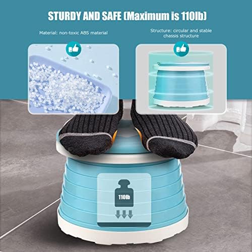 Portable Potty for Toddler Travel Foldable Potty Seat for Toddler Training Toilet for Kids Boys Girls Car On The Go Potty Travel Toilet Chair for Camping Park Indoor/Outdoor - Image 6