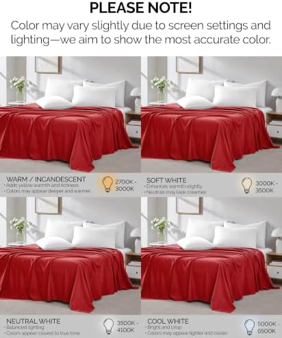 Twin XL Flat Sheets Only 66x102 Soft Twin XL Top Sheet 2 Pack Chili Pepper - Image 5