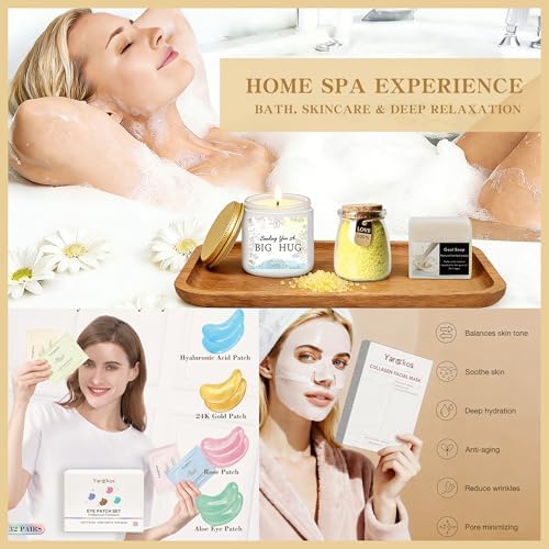Birthday Gifts for Women - 11 Pcs Self Care Gift Basket Set for Sister Friend Mom - Get Well Soon Gift Box - Recovery After Surgery Care Package - Friendship Cheer Up Inspirational Thank You Present - Image 4