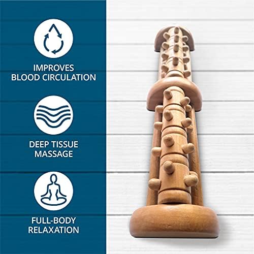 TheraFlow Foot Massager for Plantar Fasciitis Relief - Reflexology Foot Massager for Neuropathy and Foot Pain | Feet Massager for Pain Relief and Circulation - Plantar Fasciitis Roller - Image 2