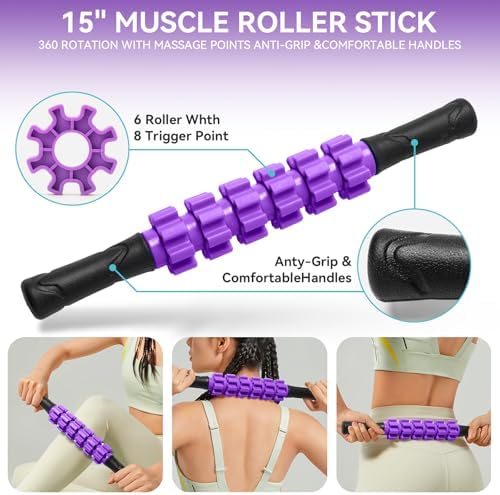 Krightlink 5 in 1 Foam Roller Set High Density Deep Tissue Massager - Image 3