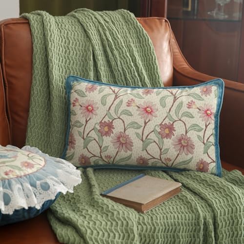 patdrea Designer French Velvet Throw Pillow Cover,12"x20"-MontebourgD - Image 6