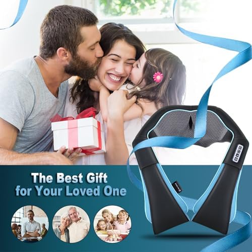 Mo Cuishle Shiatsu Back Shoulder and Neck Massager with Heat, Gifts for Mom - Image 7