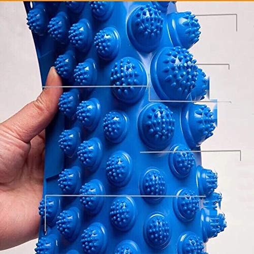 Foot Massage Mat Massage Pad Acupressure Mat Bathroom Mat Yoga Mat Outdoor Game 2 PCS (Blue) - Image 4