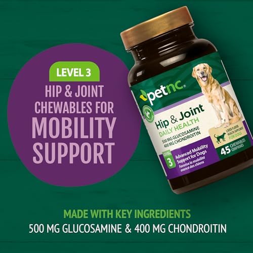 PetNC Level-3 Hip & Joint Chewables for Adult Dogs, Liver, 45 Count - Image 5
