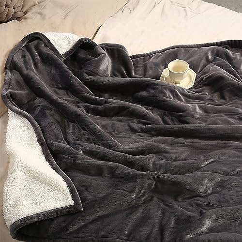 ESTINGO Heated Blanket Electric Blanket Twin Size, Fast Heating Blanket with 5 Heating Levels & 10 Hours Auto Off, Heated Throw Blanket with Overheat Protection for Bedding, 62"x84", Dark Gray - Image 4