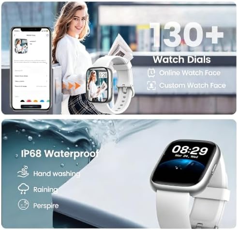 Smart Watch with Alexa Built-in, 1.83" HD Bluetooth Calling Fitness Tracker - Image 7