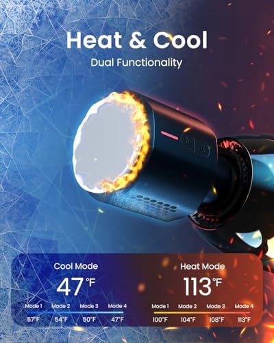 RENPHO Power+ Thermacool Deluxe Massage Gun with Heat and Cold - Image 2