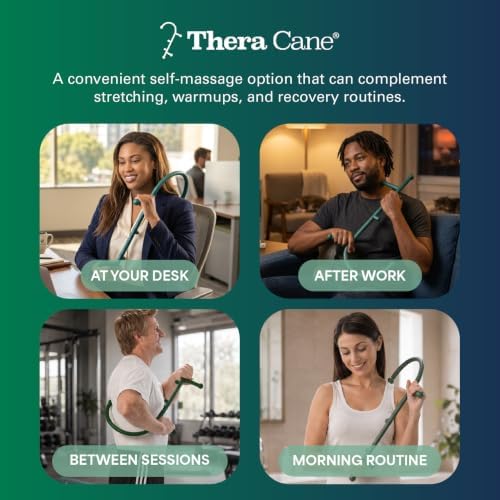 Thera Cane Massager (Green, Single) - Image 6