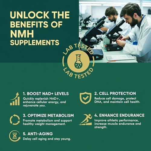 NMNH Supplements 500mg, Advanced NAD+ Supplement for Energy and Vitality - Image 4