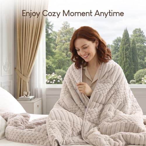 Cottonblue Weighted Blanket 15 lbs for Adults Twin Full Size Soft Sherpa - Image 5