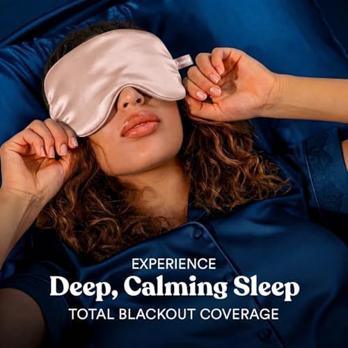 ASUTRA Silk Eye Pillow for Sleep, Light Pink - Filled w/Lavender (One Size) - Image 4