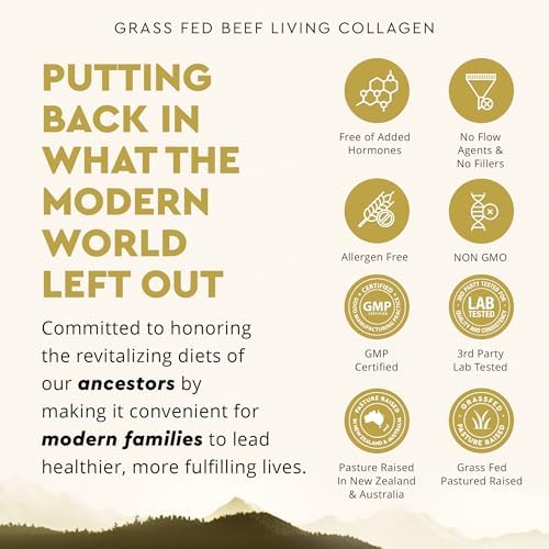 Ancestral Supplements Grass Fed Beef Living Collagen Capsules, 180 Ct - Image 5
