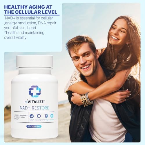 NAD+ Supplement 750mg - Advanced Nicotinamide Riboside for Anti-Aging & Supports Cellular Energy | Nad Plus Promotes DNA & Brain Health with High Absorption Formula Third Party Tested 30 Servings - Image 6