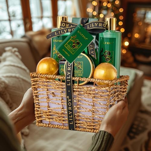10Pcs Eucalyptus Spa Bath Gifts Set Premium Spa Gift Basket for Women & Men - Image 7