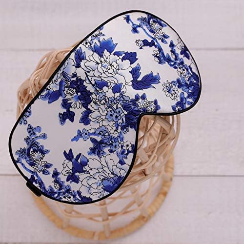 MAXFEEL Feel 100% Pure Silk Eye Mask - Sleep Eye Cover in Floral Colors (#39) - Image 5