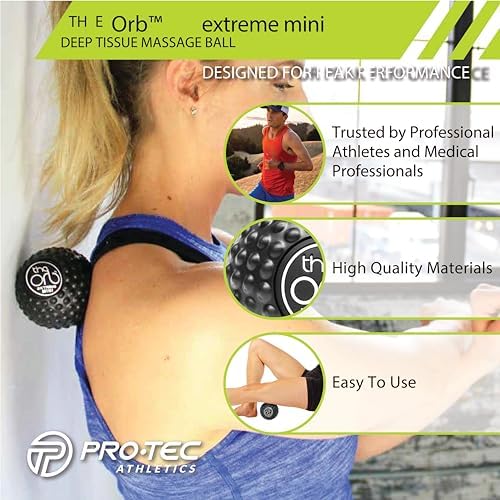 Pro-Tec Athletics Orb Massage Balls, Vary in Size and Color, Deep Tissue Massage, Muscle Relief, Promotes Flexibility, Hamstring, Quadriceps, Calf, Multi-Directional Massage Ball, Working Out - Image 2