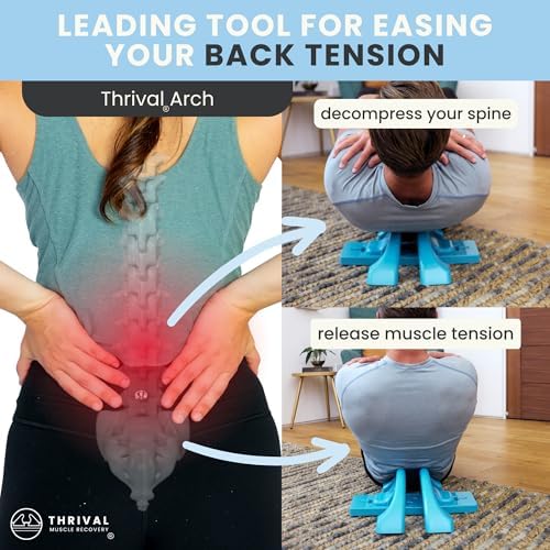 Thrival Arch Back Stretcher, Psoas Muscle Release Tool, Blue - Image 2