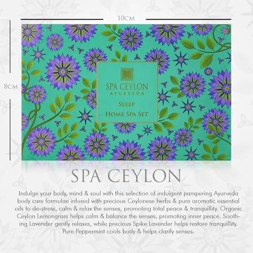 Spa Ceylon SLEEP HOME SPA SET | Body Care Set & Mini Travel Bag | Organic Self-Care Set | Vegan | Holiday Gift Set - Image 4