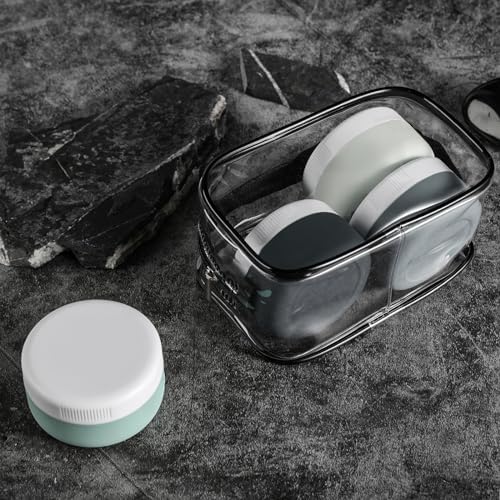 Kuangre Travel Containers for Toiletries, Silicone Cream Jars BPA-Free, Leak-proof 1.35oz Travel Size Containers, Portable Size Silicone Jars with Lid for Cosmetic Face Hand Body Cream (4 Pack) - Image 6