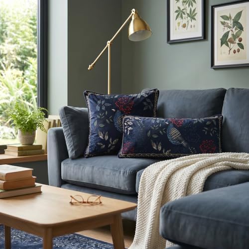 patdrea Designer Velvet Throw Pillow Cover,Set of 2,12"x28"-Doodle A - Image 7