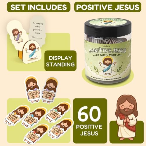 Positive Jesus Cards, Emotional Support Jesus Gifts for Teen Accessories - Image 2