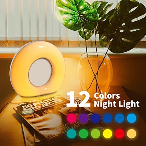 DailyBody Sound Machine White Noise Machine with 30 Soothing Sounds 12 Colors Night Light 36 Levels Volume 5 Timers & Memory Function Effectively Blocks Noise Ideal Sleep Machine for Baby Kids Adults - Image 3