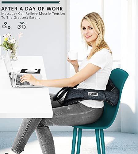 Mo Cuishle Father's Day Dad Gifts, Shiatsu Neck and Back Massager with Heat – Deep Kneading for Shoulder – Ideal Gift for Husband Men Women Mom Him Her – Perfect for Christmas, Mothers Day, Birthdays - Image 6