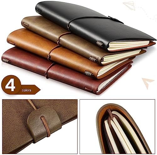 Sabary 16 Pcs Standard Size Refillable Leather Journal Bulk, Classic Color - Image 3