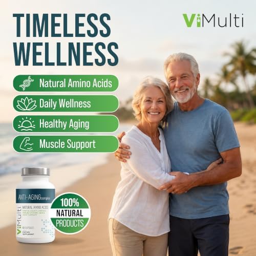 ViMulti Anti-Aging Complex - Amino Acid Dietary Supplement - 60 Capsules - Image 6