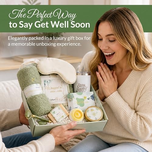 Gift Set Women, Get Well Gifts Women, Gift Basket Womens, Care Package Womens, Self Care Gifts Woman, Birthday Gift Box Woman, Spa Gifts for Her, Hug Box for Her - Image 3