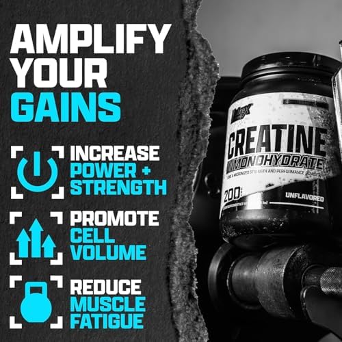 Nutrex Research Micronized Creatine Monohydrate Powder - 200 Servings (1KG) Pure, Unflavored Creatine Monohydrate Supplement for Muscle Gain, Strength and Performance, 5G Per Serv (2.2lbs) - Image 5