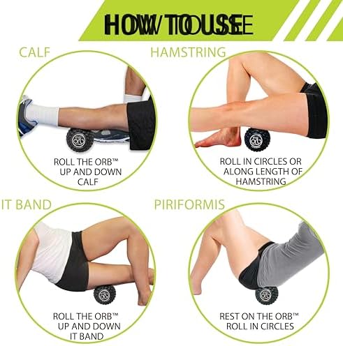 Pro-Tec Athletics Orb Massage Balls, Vary in Size and Color, Deep Tissue Massage, Muscle Relief, Promotes Flexibility, Hamstring, Quadriceps, Calf, Multi-Directional Massage Ball, Working Out - Image 5