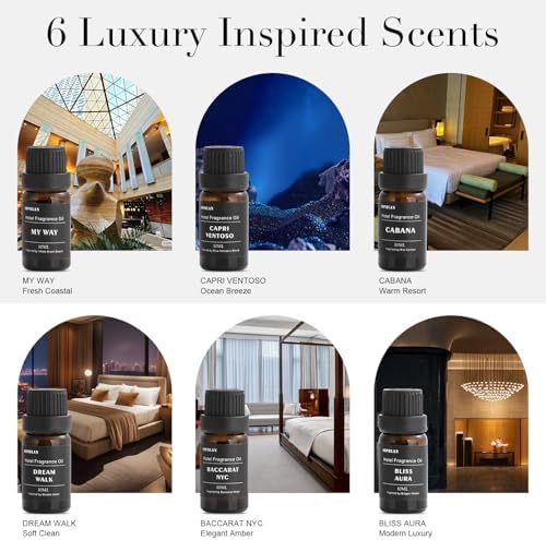Hotel Collection Diffuser Oil Set – Aromatherapy Essential Oils for Diffusers– Luxury Hotel-Inspired Scent for Home & Office - Image 2