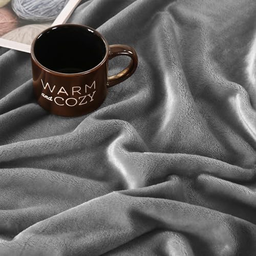 TASTHROW Lightgrey Throw Blanket 50x60 Inches - Image 6